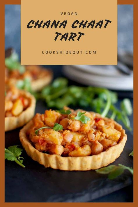 Savory Tartlets, Aloo Chana, Easy Indian Appetizers, Mini Food Appetizers, Veg Appetizers, Savory Tarts, Tartlets Recipe, Veg Snacks, Indian Appetizers