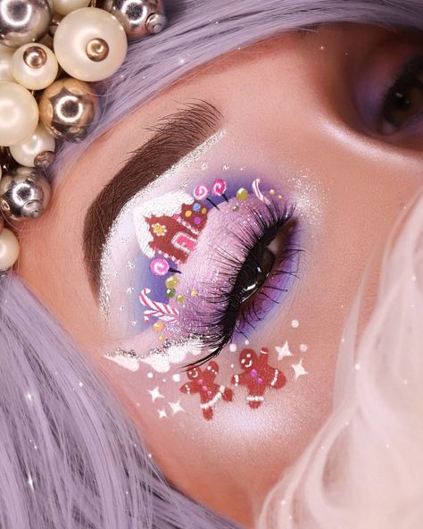 Xmas Makeup, Day Eye Makeup, Christmas Eyeshadow, Christmas Eye Makeup, Christmas Makeup Look, Holiday Makeup Looks, Eye Makeup Pictures, Pinterest Makeup, Fairy Makeup