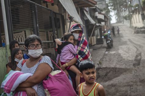 Lava gushes from Taal volcano in Philippines – in pictures Volcano In Philippines, Taal Volcano Eruption, Taal Volcano, Volcano Eruption, Outrigger Canoe, Volcanic Eruption, Volcanic Ash, Active Volcano, Natural Phenomena