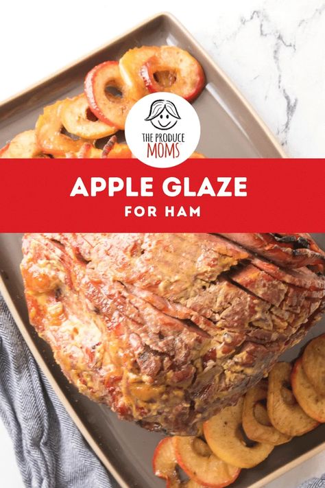 Pinterest Pin: Apple Glaze for Ham Apple Ham, Glaze For Ham, Healthy Fall Dinner, Apple Glaze, Course Ideas, Christmas Desserts Easy, Ham Recipe, Ham Glaze, Fourth Of July Food