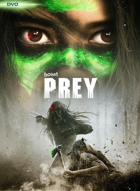 The epic Predator legacy continues with this action-thriller set in the Comanche Nation. When Naru, a fierce and highly skilled young warrior, sets out to protect her people, the prey she stalks turns out to be a highly evolved alien predator leading to a vicious and terrifying showdown. Action/Sci-Fi, Rated R, 100 min. Prey Movie, Comanche Warrior, Predators Film, Predator Movie, 20th Century Studios, Alien Vs Predator, Dolby Digital, Action Movies, Hd Movies