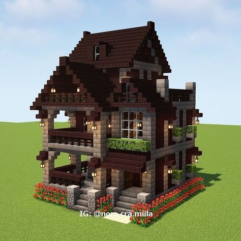 House Builds Minecraft, House Ideas Minecraft, Minecraft Barn, Modern House Minecraft, Minecraft House Ideas, Rumah Minecraft Sederhana, Minecraft Structures, Minecraft Interior Design, Minecraft House Plans