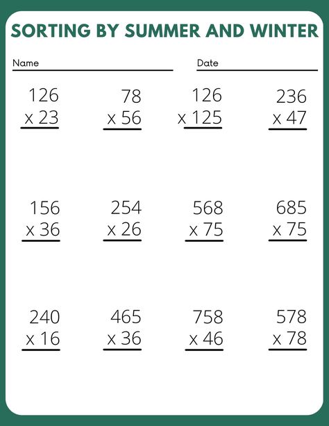 Long Multiplication Worksheets Pdf | FREE Download Check more at https://kto5education.com/long-multiplication-worksheets-pdf/ Long Multiplication Worksheets, Long Multiplication, Maths Worksheet, Math Practice Worksheets, Addition And Subtraction Worksheets, Multiplication Worksheets, Subtraction Worksheets, Math Practice, Math Practices