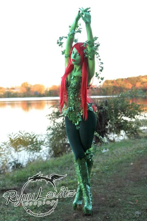 Halloween Costumes | Lilygrass Dr Pamela Isley, Poison Ivy Costume Diy, Poison Ivy Halloween Costume, Poison Ivy Costume, Ivy Cosplay, Pamela Isley, Ivy Costume, Poison Ivy Cosplay, Poison Ivy Costumes