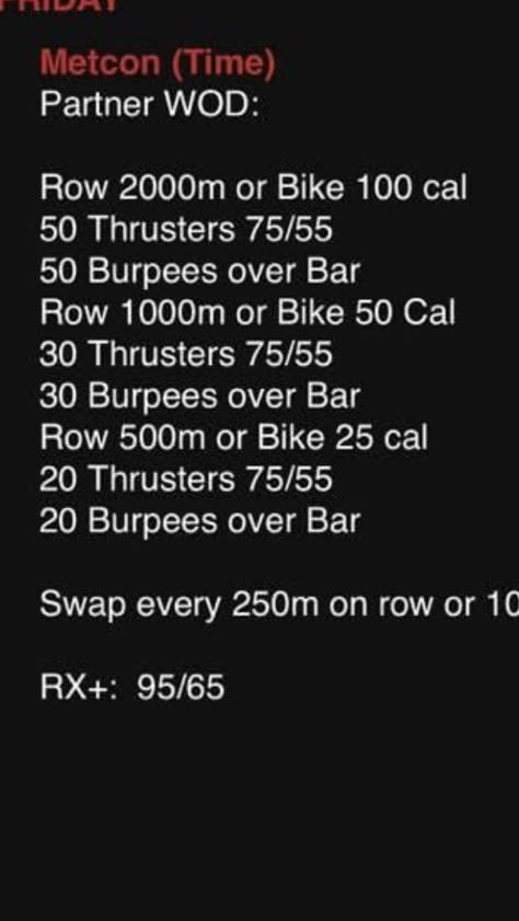 Partner Wods Crossfit, Partner Workout Crossfit, Crossfit Partner Workouts, Partner Wod Crossfit, Wod Workouts, Team Wod, Partner Wod, Crossfit Challenge, Partner Workouts