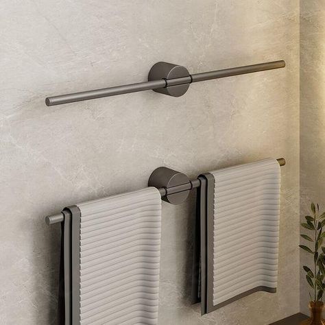 $49,99 $69,99 Modern Towel Bars, Bath Towel Holder, Bathroom Decor Themes, Wall Mounted Towel Rack, Towel Organization, Bathroom Aesthetic, Kitchen Storage Rack, Towel Racks, Bathroom Remodel Designs