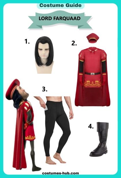 Lord Farquaad costume Lord Farquaad Costume Women, Farquaad Costume, Lord Farquaad Costume, Shrek Rave, Shrek Party, Shrek Costume, Great Costume Ideas, Lord Farquaad, Princess Fiona