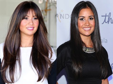 Asian Hair Bangs, Edgy Long Hair, Layers Hairstyles, Bang Hair, Front Bangs, Brown Bob, Stylish Hairstyles, Long Hair With Bangs, Hair Coloring