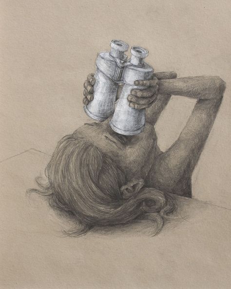 Stefan Zsaitsits on Instagram: “„Binoculars“ 2019, Pencil on paper, 50 x 40 cm #stefanzsaitsits #drawing #art #kunst #zeichnung #dessin #binoculars” Night Drives, Pencil Drawings Easy, Childhood Development, Rare Pictures, Night Driving, Graphics Inspiration, Graphic Design Inspiration, Beautiful Artwork, Drawing Inspiration