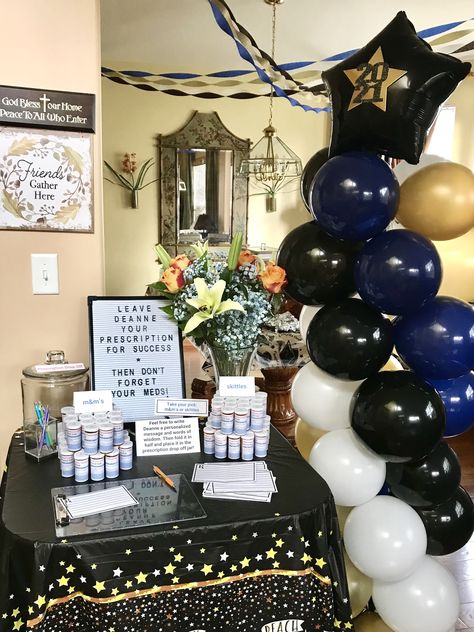 Graduation Party Ideas Pharmacy, Pharmacy Graduation Party, Pharmacy School Graduation Party, Pharmacy School Graduation, Pharmacy School, Friends Gathering, Graduation Celebration, Party Stores, Graduate School