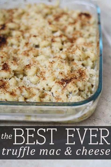 Truffled Mac And Cheese, Truffle Oil Mac And Cheese, Vegan Truffle Mac And Cheese, Truffle Macaroni And Cheese, Truffle Cheese Recipe, Truffle Mac N Cheese, Recipes With Truffle, Truffle Mac And Cheese Recipe, Mac And Cheese Rezept