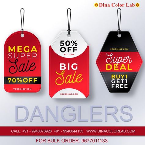 Danglers are great items for displaying product details in shops Professional Printing Company provide quality Dangler Printing & Prints. ✓Exclusive Designs ✓Free Shipping ✓Premium Quality. Call: +91 - 9940076928 +91 - 9940044133 For Bulk Order: 9677011133 http://www.dinacolorlab.com #danglersprinting #danglersprintings #danglersdesign #danglers #danglerprintcompany #danglersprintingchennai #danglersprintingnearme #danglersprintingadyar Teal Sofa Living Room, Dangler Design, Creative Pizza, Color Lab, Printing Company, Printing Companies, Art Drawings Sketches Simple, Super Sale, Bulk Order