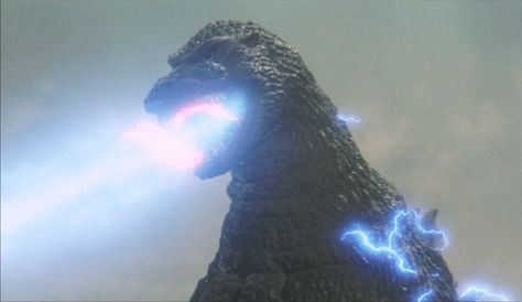 Godzilla cuts loose (Screencap from Godzilla vs King Ghidorah - 1991) Godzilla Vs King Ghidorah, King Ghidorah, Godzilla Vs, The Military, Godzilla