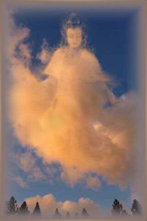 Guan Shi Yin's Three Sacred Days Celebrating Birthday, Renunciation and Enlightenment: "Most Widely Beloved Buddhist Divinity" 10 Angel Clouds, Buddhist Practices, Quan Yin, Ascended Masters, Kuan Yin, Kwan Yin, Angels Among Us, Angel Pictures, In The Clouds