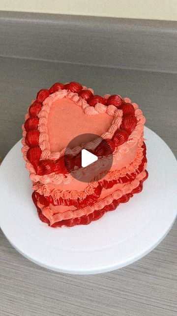 509K views · 54K likes | Melissa Volido on Instagram: "Adding this to my ✨cool mom✨ criteria!😗💅🏽 This is my second time making a vintage heart cake 🫶🏼 she’s not perfect but practice makes progress!❤️ If this comes across any cake decorating experts l’d love to hear your tips on how I can improve my decorating since I’d like to make my baby’s 1st birthday cake!🤗 #cakedecorating #cakelover #cakeideas #vintagecake #vintageheartcakes #heartcakes" Practice Makes Progress, Vintage Heart Cake, Heart Cakes, Heart Cake, Cake Lover, 1st Birthday Cake, Vintage Cake, Vintage Heart, I Cool