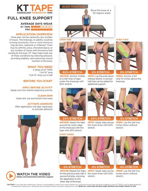 How To Kt Tape A Knee, Kinesio Taping Knee, Kt Tape Knee, Knee Taping, Bag Of Ice, Sports Injury Prevention, K Tape, Runners Knee, Kt Tape