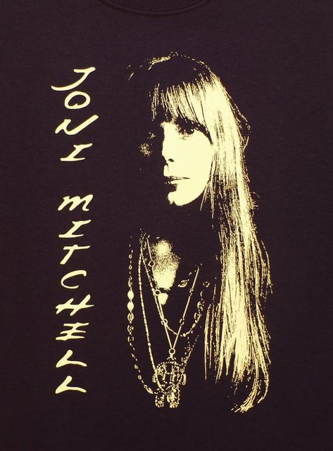 Joni Mitchell t shirt S, M,L, XL 2XL 3XL 4XL Black Joni Mitchell, Sand Color, Silk Screen Printing, Silk Screen, Shirt Sale, Free Shirts, Black T Shirt, Printing Methods, Accessories Men