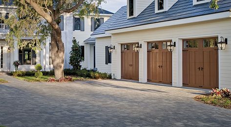 Clopay Garage Doors  Dealer - Parrish & Company, Inc. in Round Rock, TX :: Showroom: 3600 Kiphen Rd, Round Rock, TX 78665 - 512.835.0937  (hoping they carry the Clopay Reserve Collection) :: M-F 8am - 5pm & Sat 10am - 2pm {near Old Setller's Park} Composite Garage Doors, Cedar Garage Door, Faux Wood Garage Door, Garage Door Colors, Garage Door House, Carriage Garage Doors, Garage Door Hardware, Wooden Garage Doors, Wood Garage