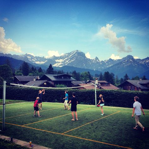 Beach Volleyball at Aiglon campus after the exams College Campus, Swiss Alps, Beach Volleyball, Volleyball, Instagram Post, Natural Landmarks, Instagram Posts, Travel, On Instagram