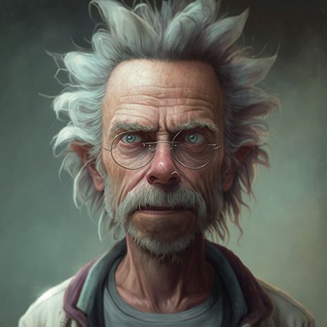 #RickandMorty #Midjourney #DrawingAi Rick Sanchez Realistic, Halloween 23, Kawaii Manga, Realistic Drawing, Rick Sanchez, Realistic Drawings, Rick And Morty, Funny Faces, Cartoon Characters