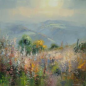 Rex Preston - Landscape Artist Paintings, Summer Painting, British Art, Landscape Artist, Preston, Pastel Painting, 그림 그리기, Abstract Landscape, Beautiful Paintings