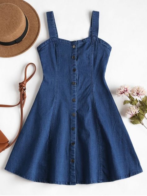 Dangri Dress, Black Dress Outfit Casual, Denim Pinafore, Peplum Tops, Black Dress Outfits, Kids Dresses, Mini Skater Dress, Frock Design, Digital Flowers