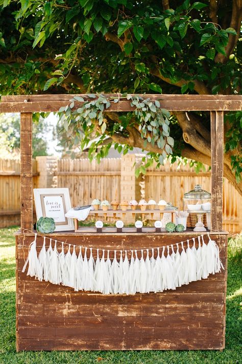 Food Glorious Food! 13 Wedding Food Stations Ideas | OneFabDay.com Ireland Food Stall Wedding, Food Stand Ideas, Food Booth Ideas, Desert Stand, Ice Cream Wedding, Wedding Food Table, Rustic Wedding Foods, Wedding Food Stations, Ice Cream Stand