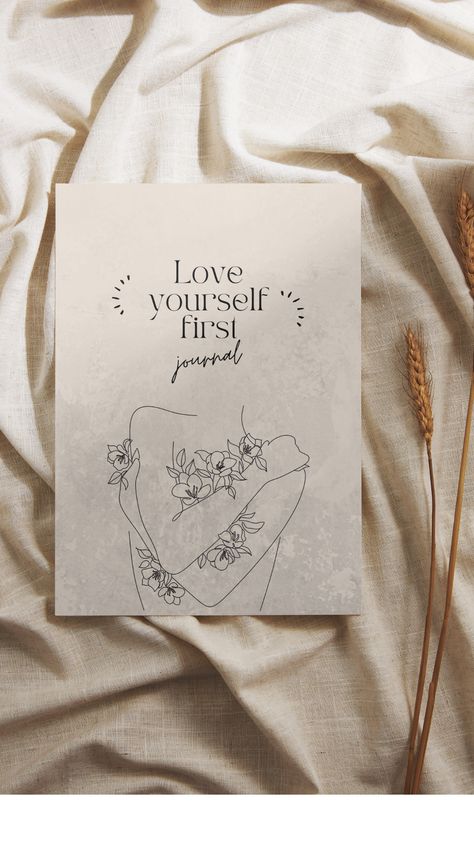 Self Love Journal Ideas Aesthetic, Vision Board Pictures Self Love, Journal Self Love, Self Love Journey, Self Love Journal, Self Love Books, More Self Love, Relationship With Yourself, Journal Therapy