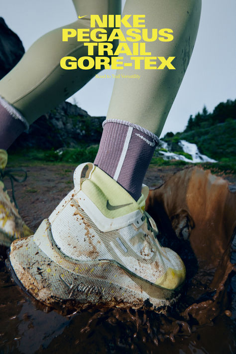 Don’t break your stride when the weather turns. Confidently navigate any terrain with the Nike Pegasus Trail GORE-TEX. Nike Pegasus Trail 4, Nike Pegasus, Trail Running Shoes, Trail Running, Gore Tex, On Shoes, Running Shoes, Hiking, Bike