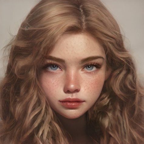 Artbreeder Portraits, Character Inspiration Girl, Digital Portrait Art, Arte Fantasy, Real Girls, Digital Art Girl, 인물 사진, Young And Beautiful, Malbec