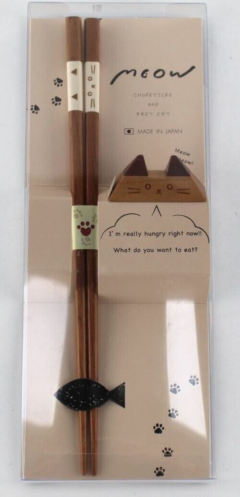 Description A set of chopsticks with a cat-shaped chopstick rest Chopsticks -100% Natural Wood   Chopsticks Rest ( Cuddle Cat )-Silicone rubber   Cat with camellia comes in a cute paulownia box The length of the chopsticks is about 23cm. Payment We accept  Managed Payment. Payment is due within 1 days of the auction end. We will ship the item 1 business days after your payment clears. Shipping I send a product by AIR MAIL. I attach the tracking number. Please bid it without worrying Shipping is Cuddle Cat, Chopsticks Rest, Japanese Chopsticks, Chopstick Rest, Japan News, Chopsticks, Silicone Rubber, Air Mail, Post Office