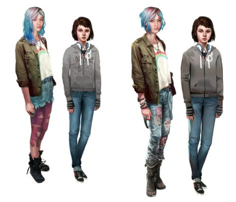 Chloe Before The Storm, Kate Marsh, Life Is Strange Fanart, Supernatural Powers, Life Is Strange 3, Max And Chloe, Chloe Price, Apocalyptic Fashion, Game Concept Art