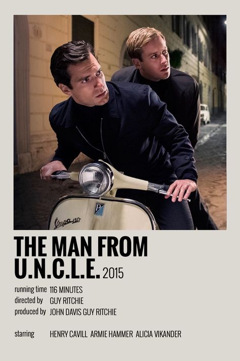 Man From Uncle Movie, Uncle Movie, Henry Cavill Movies, Pinterest Bedroom, Man From Uncle, Romcom Movies, Movies To Watch Teenagers, Movie Hacks, Posters Minimalist