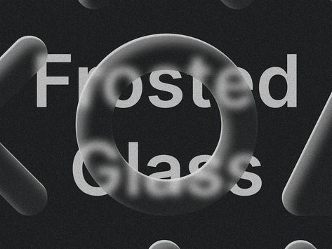 Freebie: Frosted Glass Effect (Figma) by Dylan de Heer on Dribbble Glass Morphism Design, Glass Typography, Frosted Glass Design, Glass Effect, Grafic Design, Web App Design, Glass Design, Web App, Frosted Glass