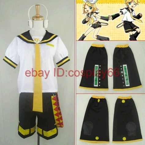 Len Cosplay Vocaloid, Kagamine Len Cosplay, Len Cosplay, Cosplay Sewing, Len Y Rin, Vocaloid Len, Cosplay Halloween Costumes, Vocaloid Cosplay, Rin Kagamine