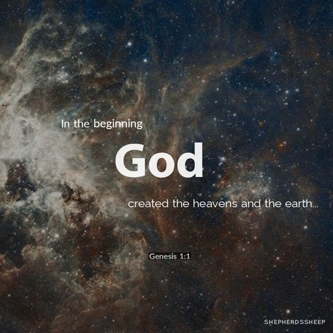 In The Beginning God Created, In The Beginning God, Government Shutdown, Christian Ministry, Heaven And Earth, Gods Creation, The Heavens, In The Beginning, Heaven On Earth