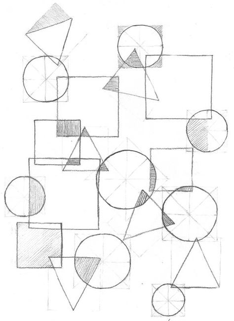 Drawing Factory your source for free drawings - designed by WM: Circles, squares en triangles - Line Art composition Shapes Composition Drawing, Line Composition Design, Square Composition Design, Line Composition Drawing, Composition Of Shapes Geometry, 2d Composition Geometric Shapes Drawing, Geometric Shape Composition, 2d Composition Geometric Shapes, Composition Geometric Shapes