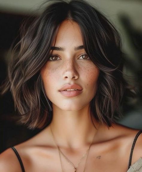 Paris Bob Hair, Bob For Wavy Fine Hair, Bob Butterfly Cut, Butterfly Short Hair, Kelsey Asbille Short Hair, Butterfly Bob Haircut Short, Heavy Italian Bob, Butterfly Short Haircut, Italian Bob 2024