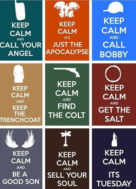 Supernatural Sam E Dean Winchester, Supernatural Series, Interior Design Blogs, Bobby Singer, Keep Calm Posters, Supernatural Quotes, Supernatural Tv Show, Sam Dean, Supernatural Memes