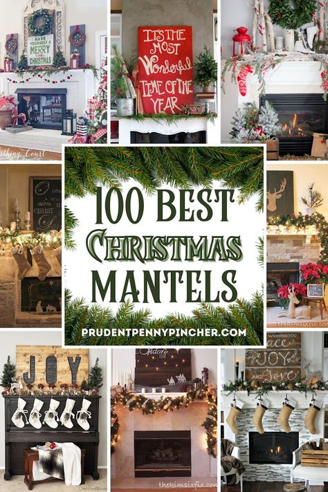 Give your mantel a festive makeover with these mantel Christmas decorations. From DIY Christmas garlands to DIY Christmas stockings, there are plenty of DIY Christmas decor ideas for the mantel. There are rustic, modern and farmhouse Christmas mantle ideas for inspiration to match any style of home decor. Small Mantle Christmas Decor Ideas, Farmhouse Christmas Mantle Ideas, Farmhouse Christmas Mantle, Diy Christmas Garlands, Christmas Mantle Ideas, Diy Christmas Stockings, Rustic Christmas Mantel, Hairstyles Layers, Christmas Fireplace Mantels