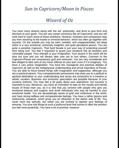 Sun in Capricorn/Moon in Pisces Sun In Capricorn, Sun In Pisces, Sun In Libra, Sun In Scorpio, Capricorn Sun, Gemini Moon, Leo Moon, Gemini And Scorpio, Scorpio And Capricorn