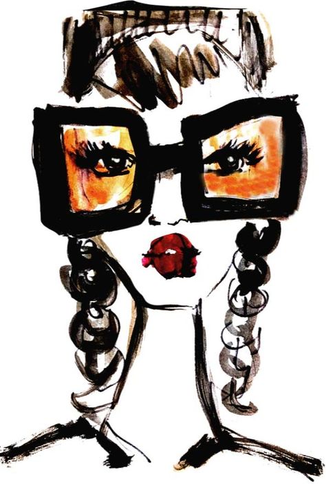 Sunglasses Illustration, Angry Woman, Clothing Designs, Gucci Sunglasses, Call Her, Fashion Illustration, Fashion Art, Art Design, Gucci