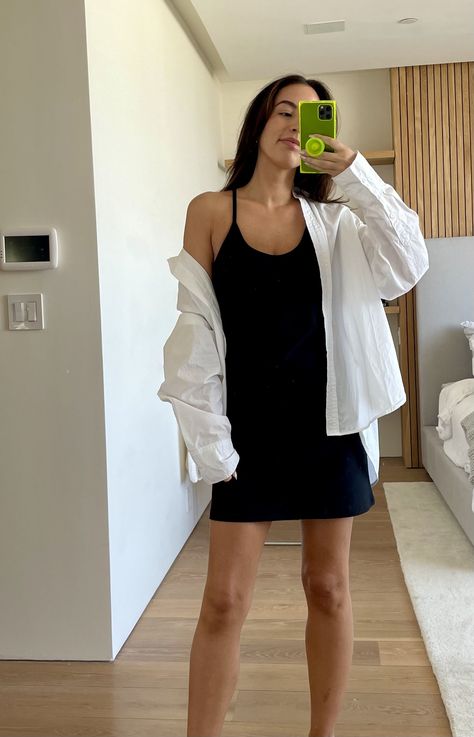 Athletic Dress Outfit, Black Athletic Dress, Tennis Dress Outfit, Athletic Dresses, Athletic Attire, Tiktok Fyp, Athletic Dress, Performance Dresses, Popsugar Fashion