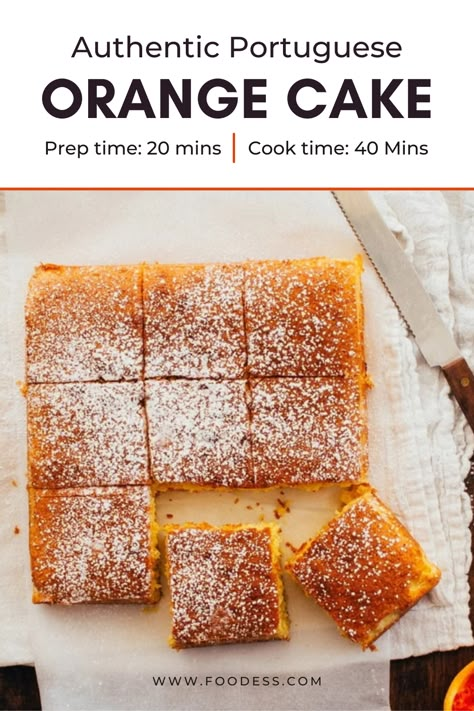 Orange Sheet Cake Recipe, Yogurt Orange Cake, Portuguese Orange Cake Recipe, Whole Orange Snack Cake, Orange Yogurt Cake Recipe, Greek Orange Cake, Orange Vanilla Cake, Orange Cake Recipe Moist, Cake Recipe Moist