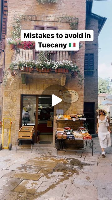 AMALIA ROMAN on Instagram: "MISTAKES TO AVOID IN TUSCANY 🇮🇹🫶🏽

SAVE THIS POST 🫶🏽🇮🇹

🌟 SKIPPING SMALL TOWNS. Yes, Florence and Siena are beautiful, but don’t miss the old villages. Places like Arezzo, San Gimignano, Luca offer charming streets, history and breathtaking views and for sure, the Tuscany vibe you’re looking for. 
🌟 VISITING WINERIES WITHOUT RESERVATIONS. Tuscany is famous for its vineyards and wine tasting experiences. However, many wineries require reservations for tours and tastings,
🌟 IGNORING SIESTA HOURS. Keep in mind that many shops, restaurants, and attractions in Tuscany observe siesta hours, particularly in smaller towns and rural areas. Usually between 2.pm-5 p.m.
🌟 NOT STAYING AT THE LOCALS. Staying at the locals it’s the best way to discover Tuscany livi Tuscany Instagram, Tuscany Aesthetic, Italy Trip Planning, Cruise 2023, Moving To Italy, Wine Tasting Experience, Spain Vacation, Siena Italy, Italy Tuscany