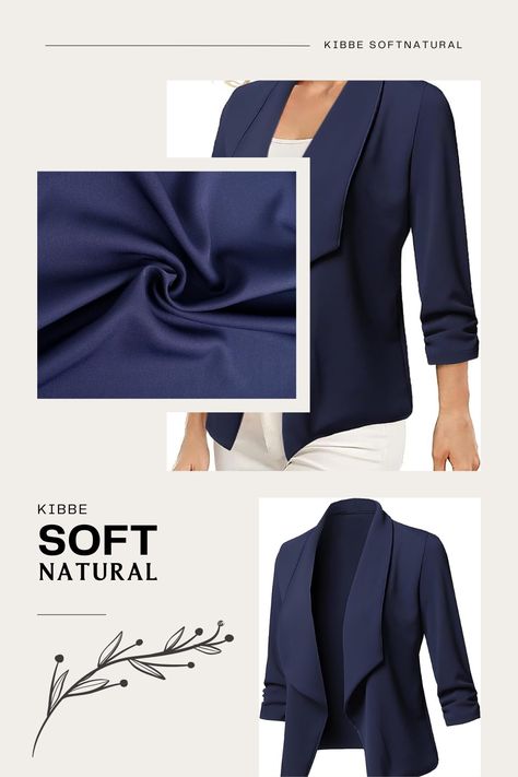 Soft Natural Office Outfit, Kibbe Soft Natural Outfit, Soft Natural Kibbe Outfit, Kibbe Soft Natural, Natural Outfit, Natural Office, Natural Kibbe, Office Jacket, Outfits Primavera