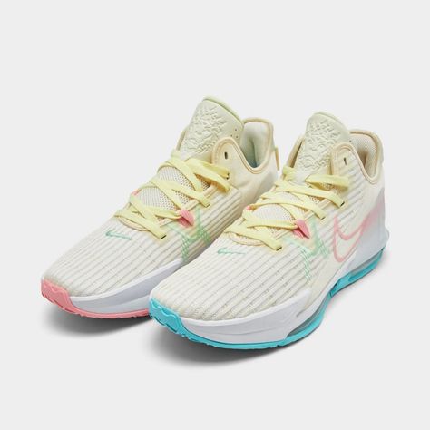 Nike Lebron Witness Vi 6 Easter Yellow Pink Blue Men's Cz4052-103 Brand New In Box Lebron Witness 6, Nike Volleyball Shoes, Pink Basketball Shoes, Best Volleyball Shoes, Nike Shoes Women Fashion, Easter Yellow, Best Basketball Shoes, Womens Basketball Shoes, Nike Basketball Shoes