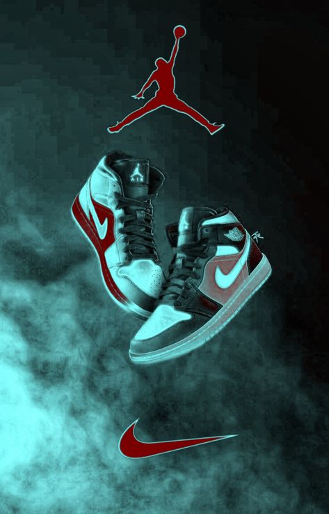 Shoe Wallpaper, Neon Nike Shoes, Cool Jordans, Cool Nike Shoes, Jordan Shoes Wallpaper, Nike Wallpaper Backgrounds, Cute Jordans, Nike Logo Wallpapers, Jordan Art