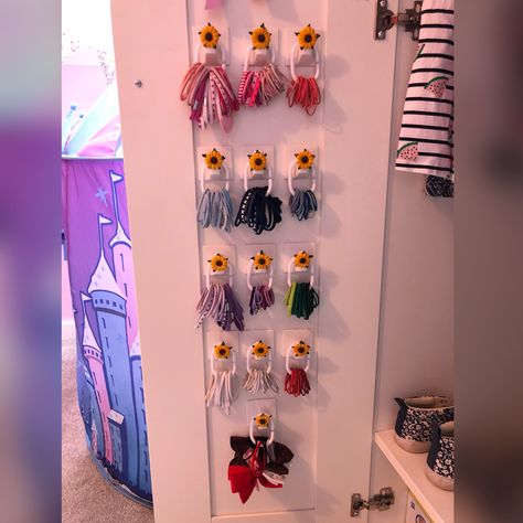 Ikea Hair Accessories Storage, Hair Band Storage Ideas, Hairband Storage Idea, How To Organise Hair Accessories, Hair Accesories Organisation Hacks, Hairband Storage, Diy Organizers, Hair Tie Storage Amazon.com, Daisy Hair