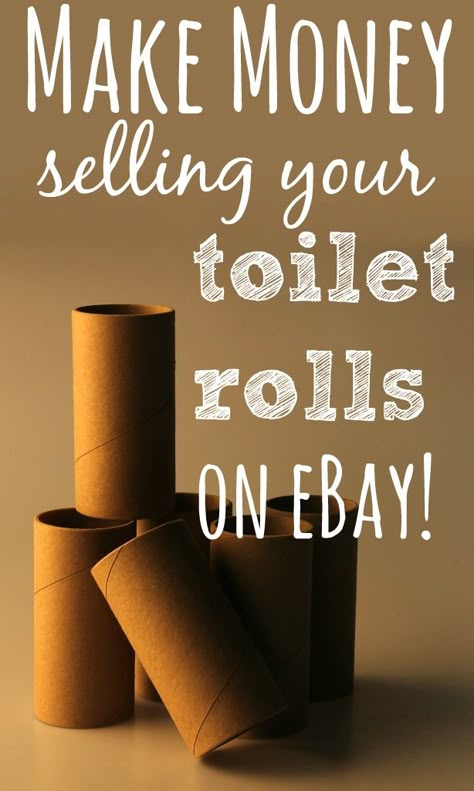 Now you need to be a little patient on this one and hear me out. I am being serious when I say that you can make money with the little cardboard tube from the middle of your toilet roll. Money Hacks, Earn Extra Money, Paper Rolls, Toilet Roll, Saving Ideas, Toilet Paper Roll, Cardboard Tube, Money Saver, Money Matters